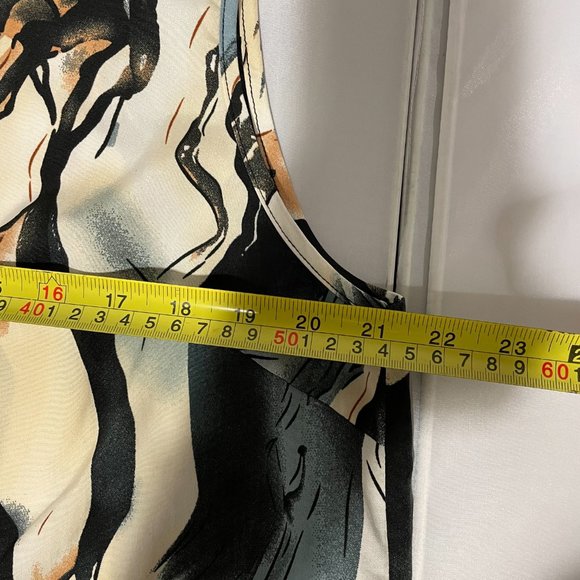 Moosta Curve Women’s Colorful Sleeveless Shirt Dress Blouse 0XL - Picture 10 of 13